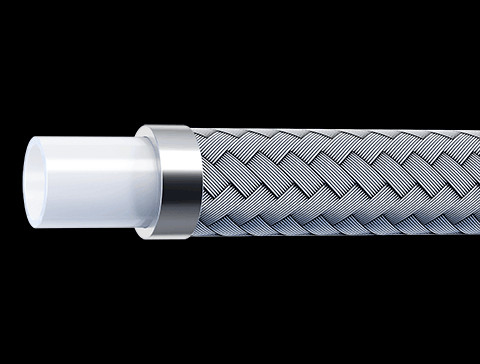 Chemical Resistant Hose With EPDM/UPE/PTFE Outer Layer For Acids