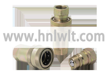 Steel Ball Valve Quick Connect Hydraulic Connector 12 GPM Flow Rate for Skid Steer CE Certified