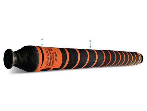 LTXXX Necked Floating Oil HoseFloating offshore petroleum hose loading and unloading vessels transport crude oil