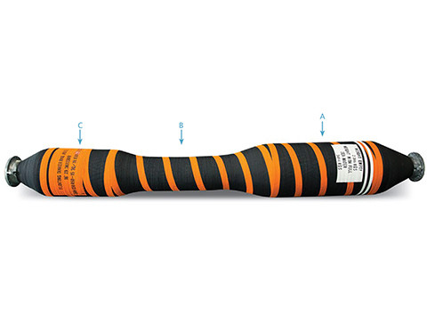 Floating Oil Hose for Dumbbell Type Tanker Fence Transport of crude oil and liquid petroleum products between loading