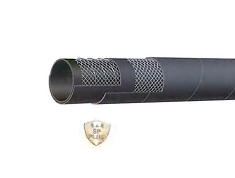 SAE J1527 B2 Corrugated Marine Wet Exhaust Hose Black NBR