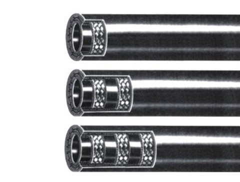 Smooth Surface Braided Hydraulic Hose with Reusable Fittings