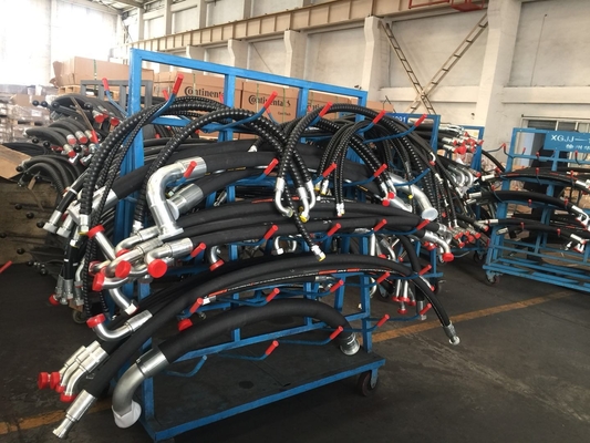 Flexible SS Wire Braided Hose High Tensile For Excavators