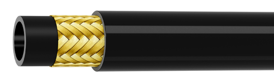 ISO 1436-1 Type 2SN Rubber Material Steel Wire Braided Hydraulic Hose