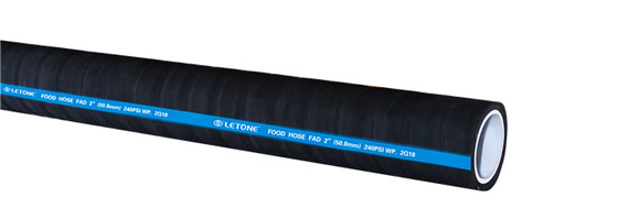 Chemical Resistant Synthetic Hose With Dual Helical Wires EPDM Inner Layer And Wear resistant EPDM Outer Layer