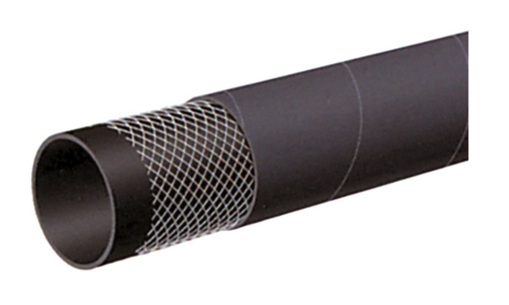 Abrasion And Weather Resistant 1/4-16 Inch Pressure Spray Hose With Smooth Black Synthetic Rubber