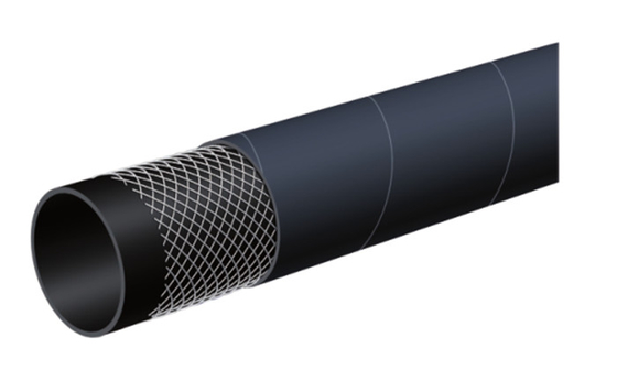150-1275PSI Black Aluminum Discharge Suction Hose with Steel Helix and Textile Reinforcement