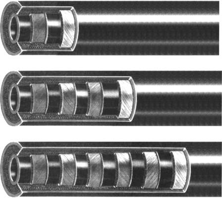 ISO18752-DC Standard Spiraled Steel Wire Hydraulic Hose Pressure Hose With Small Volume Expansion