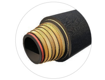 API 7K Rotary Drilling Hose Super Abrasion Resistant Acid Water Fracturing