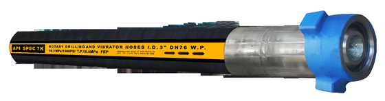 API 7K High Pressure Cementing Hose Large Diameter Mud Pipe Flange Hose