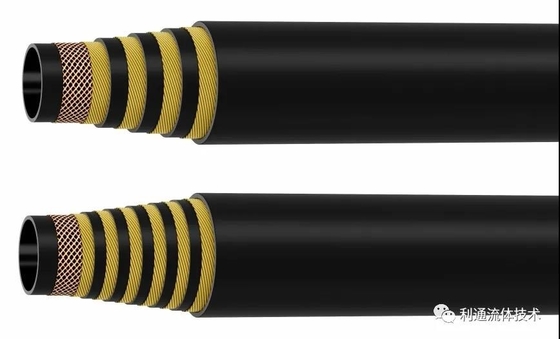 Four Layers of Tensile Steel Wire in Steel-Wire Reinforced Hose Assembly for Strength