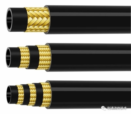 1/4-2 Inner Diameter Black Hydraulic Hose with Smooth Surface