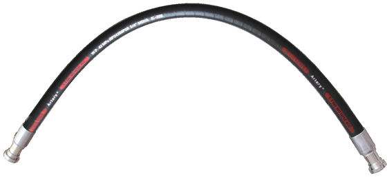 Large Diameter 4-2&quot; Steel Wire Braided Rubber Hose For Mine
